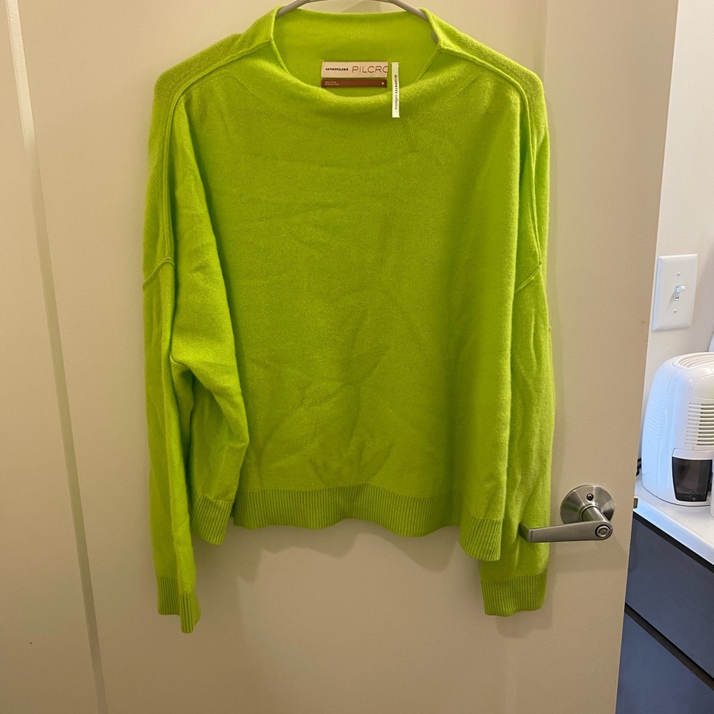 Anthropologie PILCRO Alani cashmere mock neck sweater